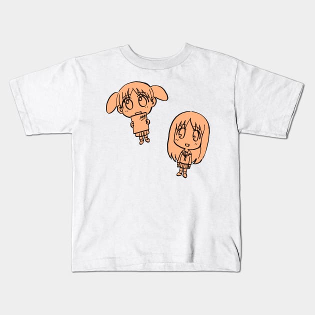 I draw chibi osaka and chiyo chan / azumanga daioh Kids T-Shirt by mudwizard